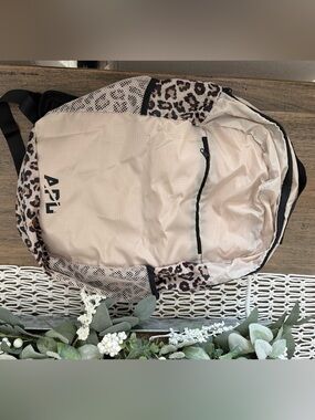 APL Leopard Accent Pink Backpack